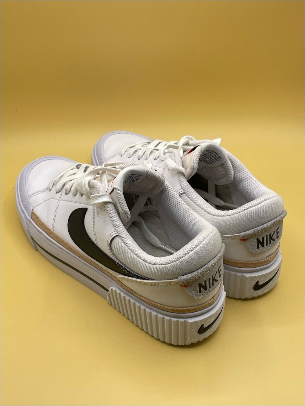Nike Court Legacy Lift White/Black - Picture 3 of 4
